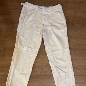 32x27 Propercloth Propercloth Heavy Brushed Cotton Side Dress Pants